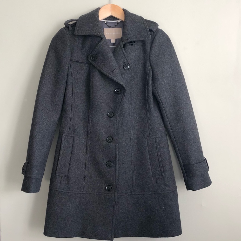 Banana republic wool coat